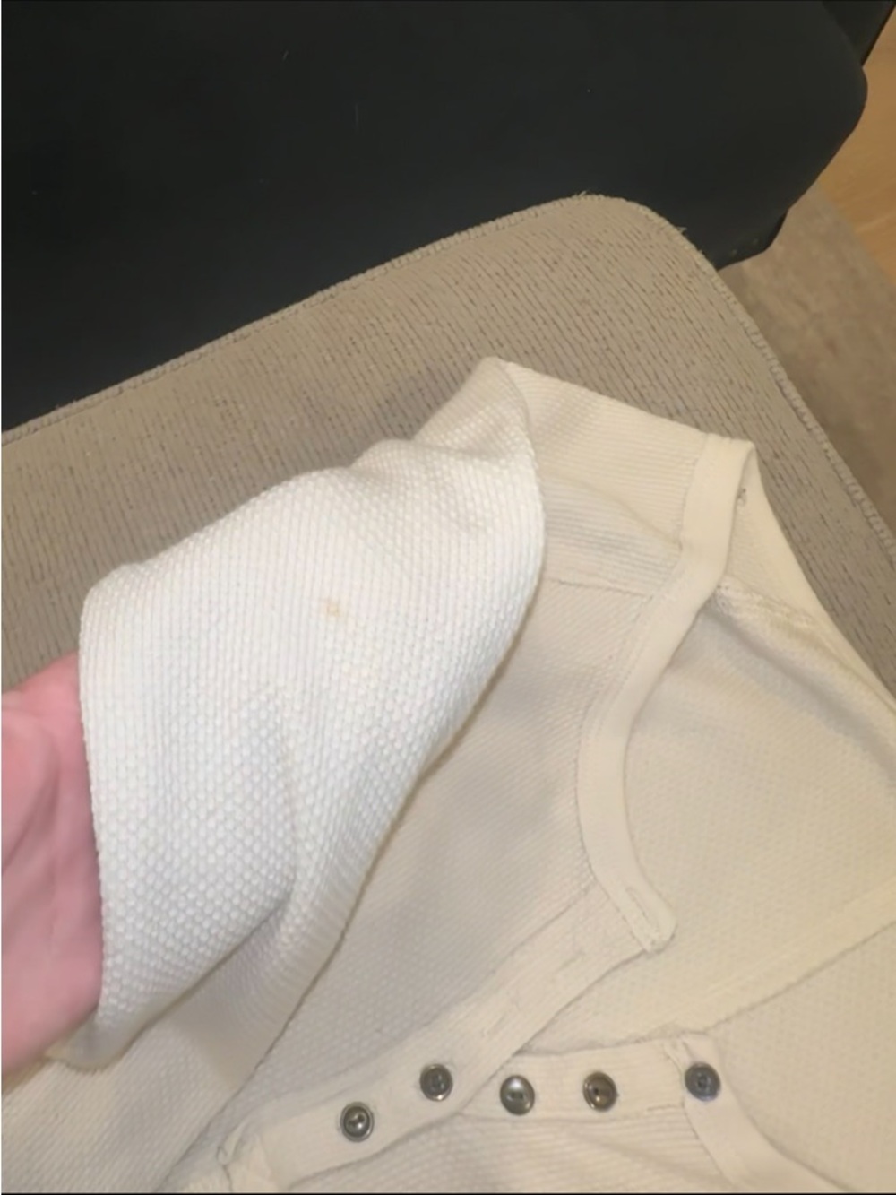 Free People Long Sleeve Knit Henley - Picture 4 of 5